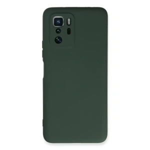 Xiaomi Poco X3 GT Kılıf Nano içi Kadife Silikon - Koyu Yeşil