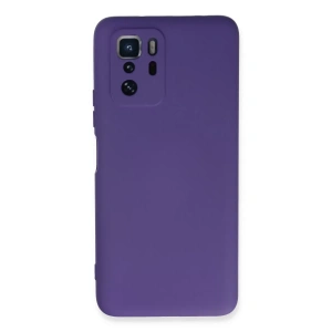 Xiaomi Poco X3 GT Kılıf Nano içi Kadife Silikon - Mor
