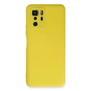 Xiaomi Poco X3 GT Kılıf Nano içi Kadife Silikon - Sarı