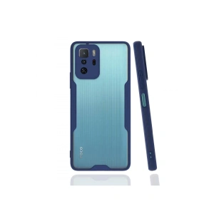 Xiaomi Poco X3 GT Kılıf Platin Silikon - Lacivert