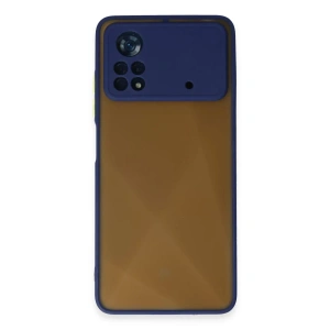 Xiaomi Poco X4 Pro 5G Kılıf Montreal Silikon Kapak - Lacivert