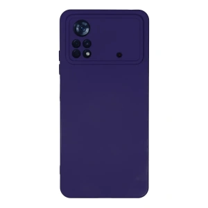 Xiaomi Poco X4 Pro 5G Kılıf Nano içi Kadife Silikon - Mor