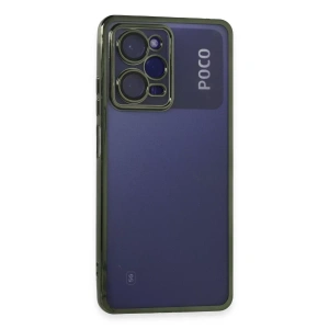 Xiaomi Poco X5 Pro 5G Kılıf Lensli Silikon - Yeşil