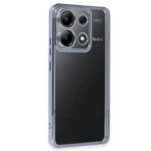 Xiaomi Poco X6 Kılıf Lensli Silikon - Açık Mavi