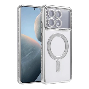 Xiaomi Poco X6 Pro Joke Simli Magneticsafe Kılıf - Gümüş