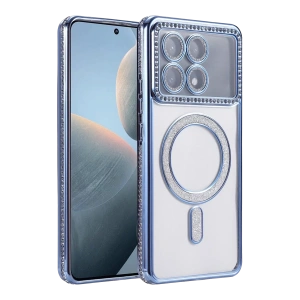 Xiaomi Poco X6 Pro Joke Simli Magneticsafe Kılıf - Mavi