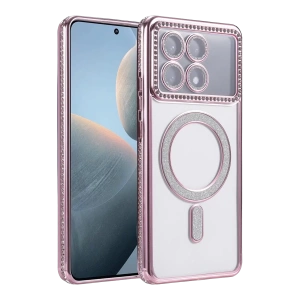 Xiaomi Poco X6 Pro Joke Simli Magneticsafe Kılıf - Pembe
