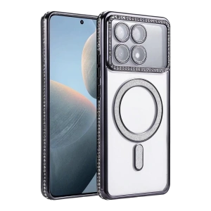 Xiaomi Poco X6 Pro Joke Simli Magneticsafe Kılıf - Siyah