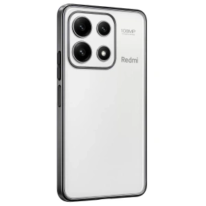 Xiaomi Poco X6 Pro Kılıf Lensli Silikon - Gümüş