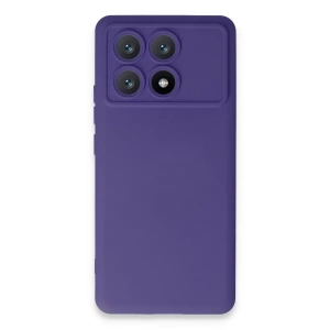 Xiaomi Poco X6 Pro Kılıf Nano içi Kadife Silikon - Mor