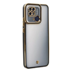 Xiaomi Redmi 10C Kılıf Liva Lens Silikon - Siyah