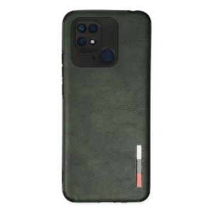 Xiaomi Redmi 10C Kılıf Loop Deri Silikon - Yeşil