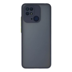 Xiaomi Redmi 10C Kılıf Montreal Silikon Kapak - Lacivert