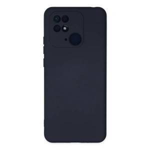 Xiaomi Redmi 10C Kılıf Nano içi Kadife Silikon - Lacivert
