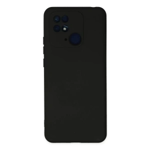 Xiaomi Redmi 10C Kılıf Nano içi Kadife Silikon - Siyah