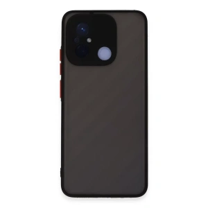 Xiaomi Redmi 12C Kılıf Montreal Silikon Kapak - Siyah