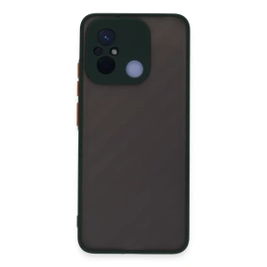 Xiaomi Redmi 12C Kılıf Montreal Silikon Kapak - Yeşil