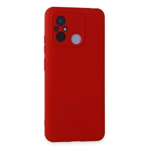 Xiaomi Redmi 12C Kılıf Nano içi Kadife Silikon - Kırmızı