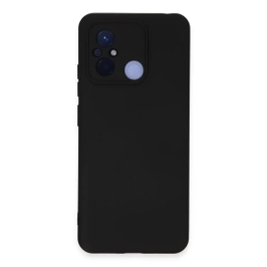 Xiaomi Redmi 12C Kılıf Nano içi Kadife Silikon - Siyah