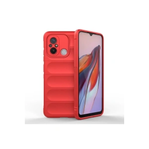 Xiaomi Redmi 12C Kılıf Optimum Silikon - Kırmızı