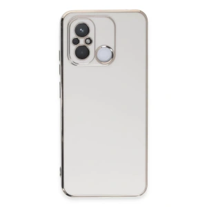 Xiaomi Redmi 12C Kılıf Volet Silikon - Beyaz