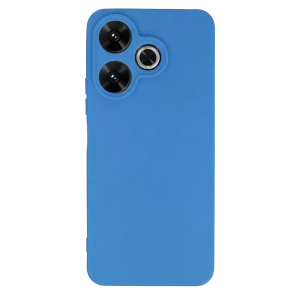 Xiaomi Redmi 13 4G Kılıf First Silikon - Mavi