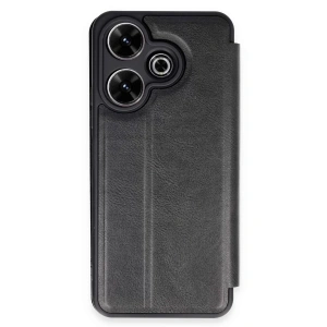 Xiaomi Redmi 13 4G Kılıf Flip Cover - Siyah