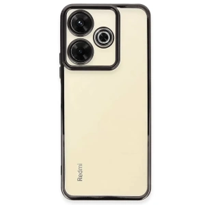 Xiaomi Redmi 13 4G Kılıf Lensli Silikon - Siyah