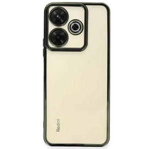 Xiaomi Redmi 13 4G Kılıf Lensli Silikon - Yeşil