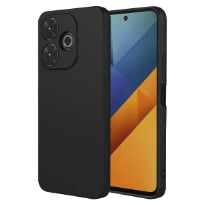 Xiaomi Redmi 13 4G Kılıf Nano içi Kadife Silikon - Siyah