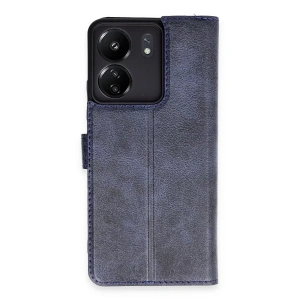 Xiaomi Redmi 13C Kılıf Trend S Plus Kapaklı Kılıf - Lacivert