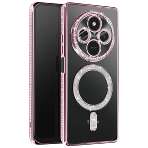 Xiaomi Redmi 14C Joke Simli Magneticsafe Kılıf - Pembe