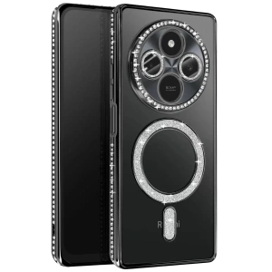 Xiaomi Redmi 14C Joke Simli Magneticsafe Kılıf - Siyah
