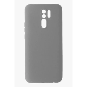 Xiaomi Redmi 9 Kılıf Nano içi Kadife Silikon - Gri