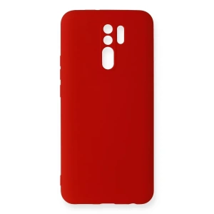 Xiaomi Redmi 9 Kılıf Nano içi Kadife Silikon - Kırmızı