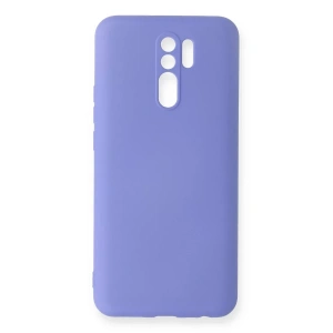Xiaomi Redmi 9 Kılıf Nano içi Kadife Silikon - Lila