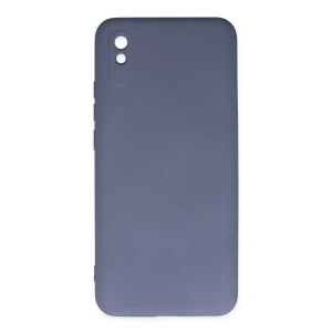Xiaomi Redmi 9A Kılıf Nano içi Kadife Silikon - Gri