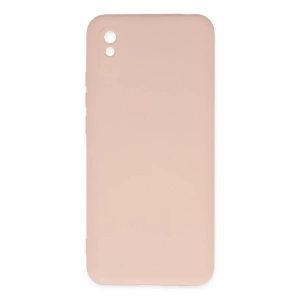 Xiaomi Redmi 9A Kılıf Nano içi Kadife Silikon - Pudra