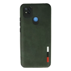 Xiaomi Redmi 9C Kılıf Loop Deri Silikon - Yeşil