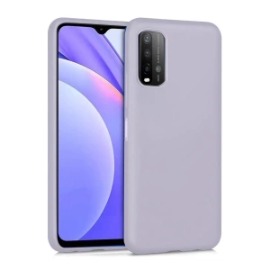 Xiaomi Redmi 9T Kılıf Nano içi Kadife Silikon - Lila