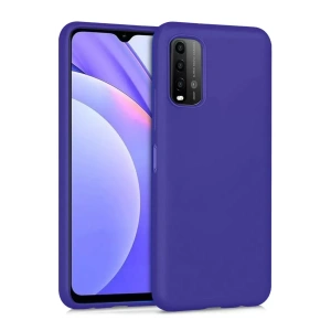 Xiaomi Redmi 9T Kılıf Nano içi Kadife Silikon - Mor