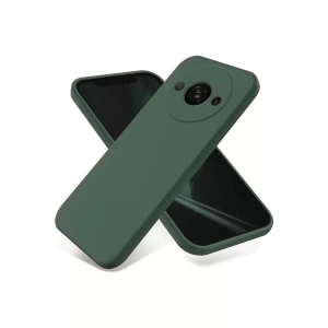 Xiaomi Redmi A3 4G Kılıf First Silikon - Koyu Yeşil