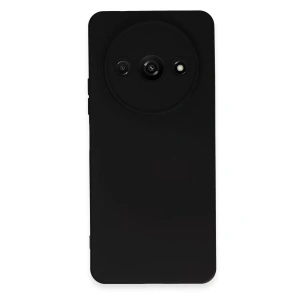 Xiaomi Redmi A3 4G Kılıf Nano içi Kadife Silikon - Siyah