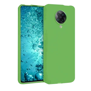 Xiaomi Redmi K30 Pro Kılıf Nano içi Kadife Silikon - Yeşil