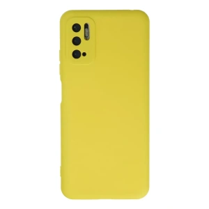 Xiaomi Redmi Note 10 5G Kılıf Nano içi Kadife Silikon - Sarı