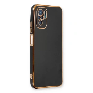 Xiaomi Redmi Note 10 Kılıf Volet Silikon - Siyah