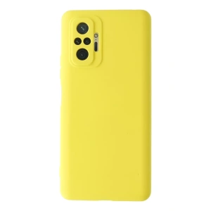 Xiaomi Redmi Note 10 Pro Kılıf Nano içi Kadife Silikon - Sarı