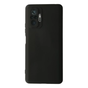 Xiaomi Redmi Note 10 Pro Kılıf Nano içi Kadife Silikon - Siyah