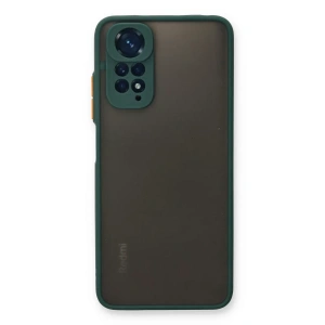 Xiaomi Redmi Note 11 Kılıf Montreal Silikon Kapak - Yeşil