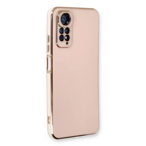 Xiaomi Redmi Note 11 Kılıf Volet Silikon - Pembe